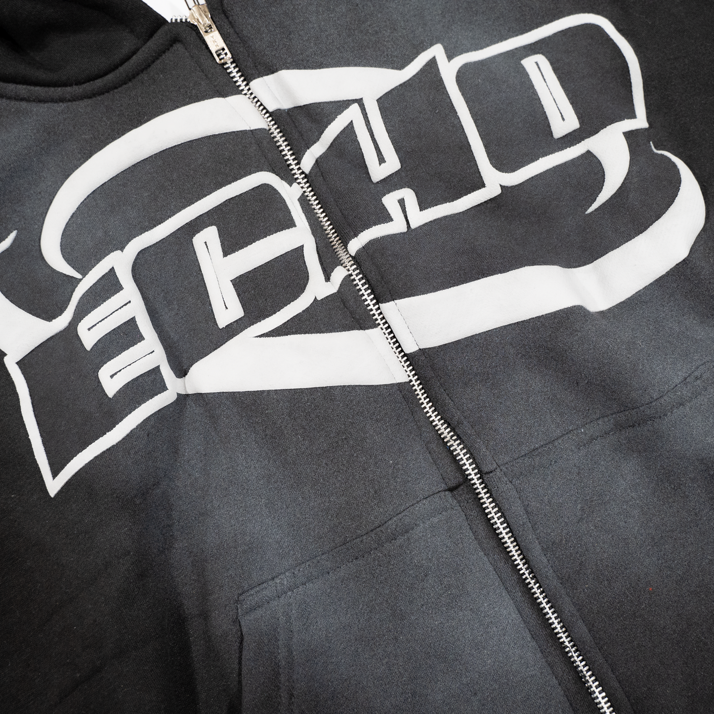 Echo Project 1 Zip Up - Black (Sunfaded)